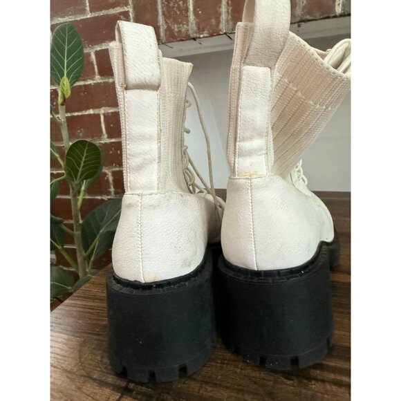 Unilady women’s size 6.5 white heeled boots - Picture 6 of 11